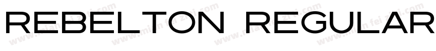 rebelton regular字体转换